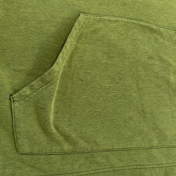 L green adidas hoodie / hooded sweatshirt, front pocket - READ DESCRIPTION - Picture 7 of 10